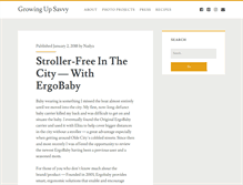 Tablet Screenshot of growingupsavvy.com